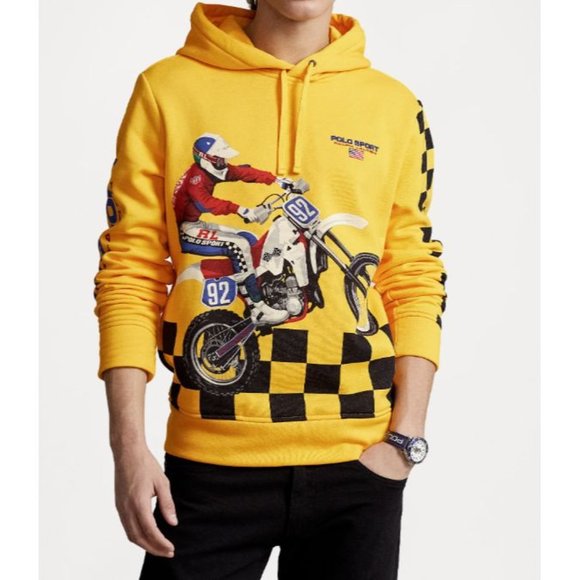 Ralph Lauren Other - Ralph Lauren Polo Sport Motocross-Print Hoodie Engineered Victory Lap